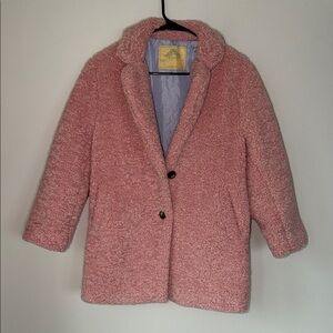 Thereabouts Like New Fuzzy Sherpa Pink Jacket